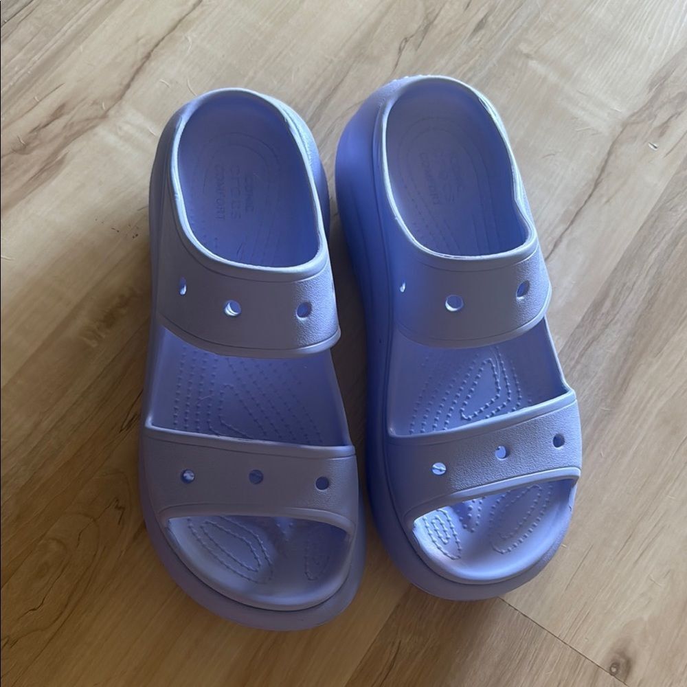 Crocs Women's Crush Sandals in Moon Purple - Picture 4 of 10